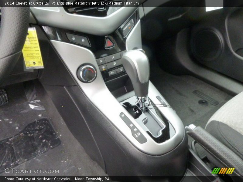 Atlantis Blue Metallic / Jet Black/Medium Titanium 2014 Chevrolet Cruze LS