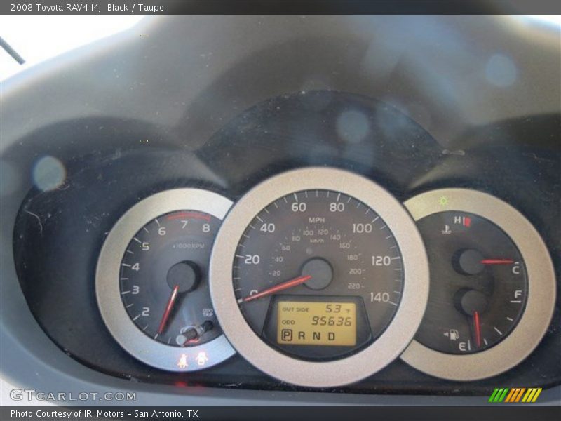 Black / Taupe 2008 Toyota RAV4 I4