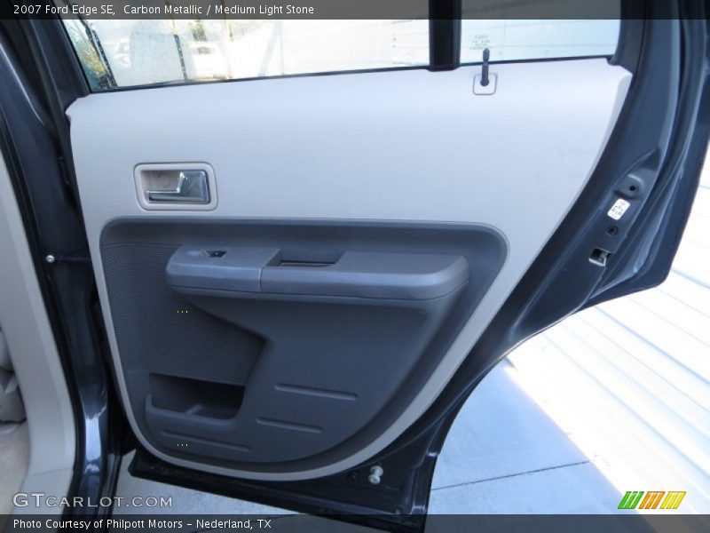 Carbon Metallic / Medium Light Stone 2007 Ford Edge SE