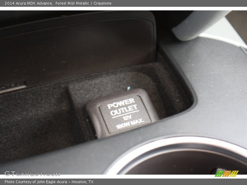 Forest Mist Metallic / Graystone 2014 Acura MDX Advance