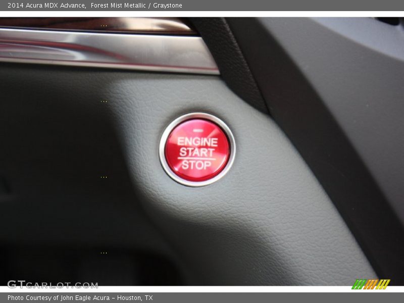 Forest Mist Metallic / Graystone 2014 Acura MDX Advance