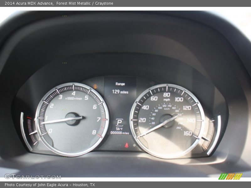 Forest Mist Metallic / Graystone 2014 Acura MDX Advance