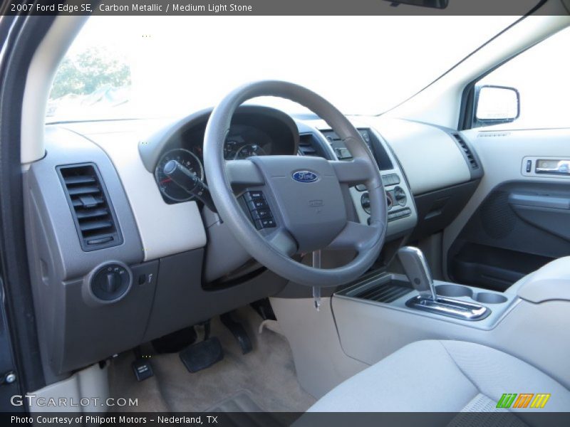 Carbon Metallic / Medium Light Stone 2007 Ford Edge SE