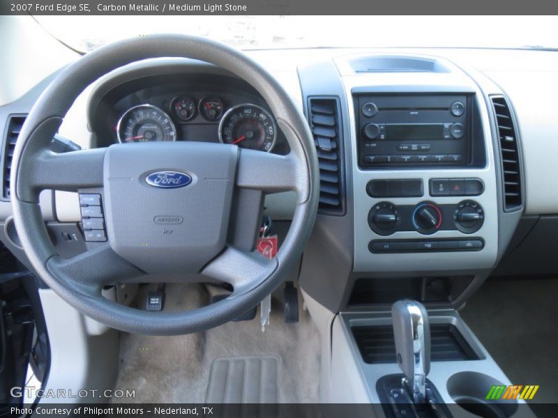 Carbon Metallic / Medium Light Stone 2007 Ford Edge SE