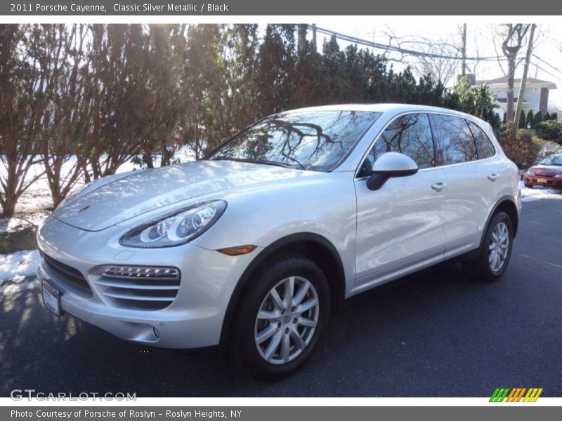 Classic Silver Metallic / Black 2011 Porsche Cayenne