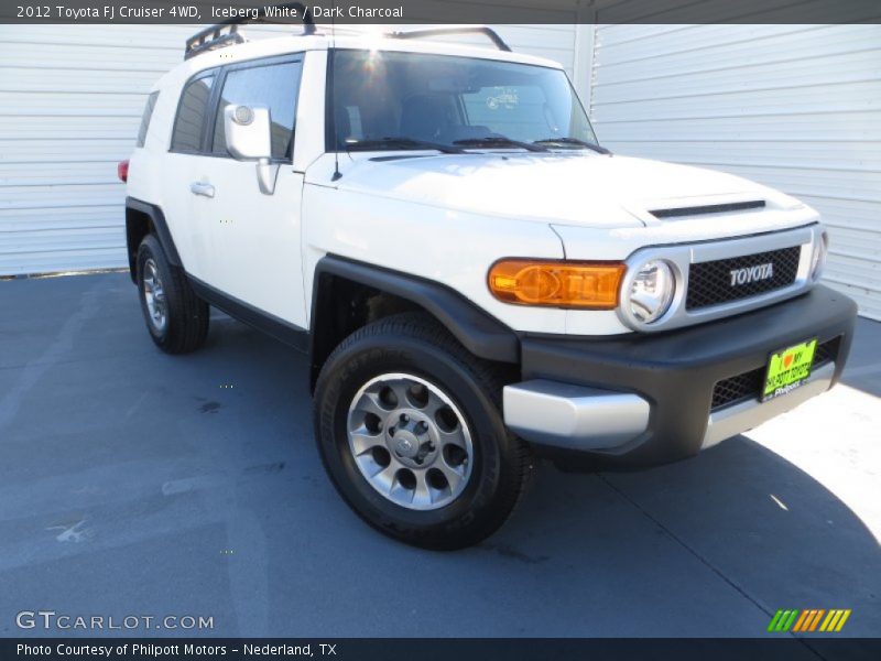 Iceberg White / Dark Charcoal 2012 Toyota FJ Cruiser 4WD