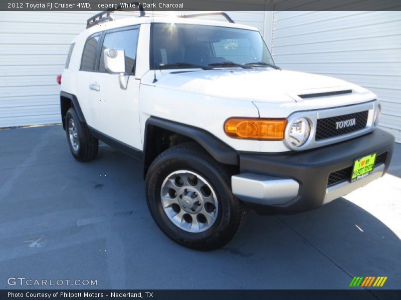 Iceberg White / Dark Charcoal 2012 Toyota FJ Cruiser 4WD