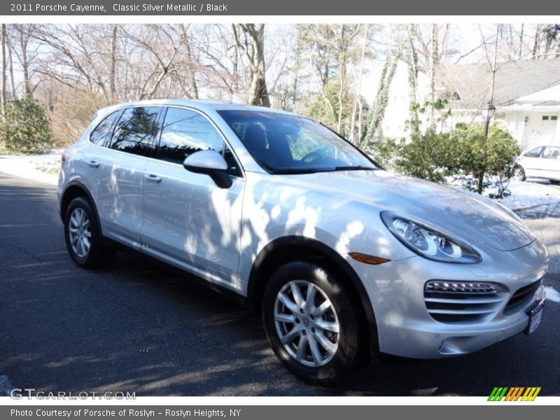 Classic Silver Metallic / Black 2011 Porsche Cayenne