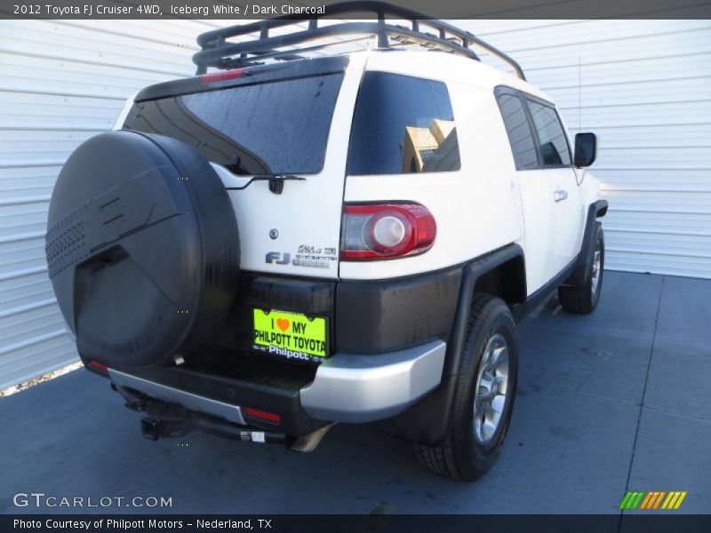 Iceberg White / Dark Charcoal 2012 Toyota FJ Cruiser 4WD