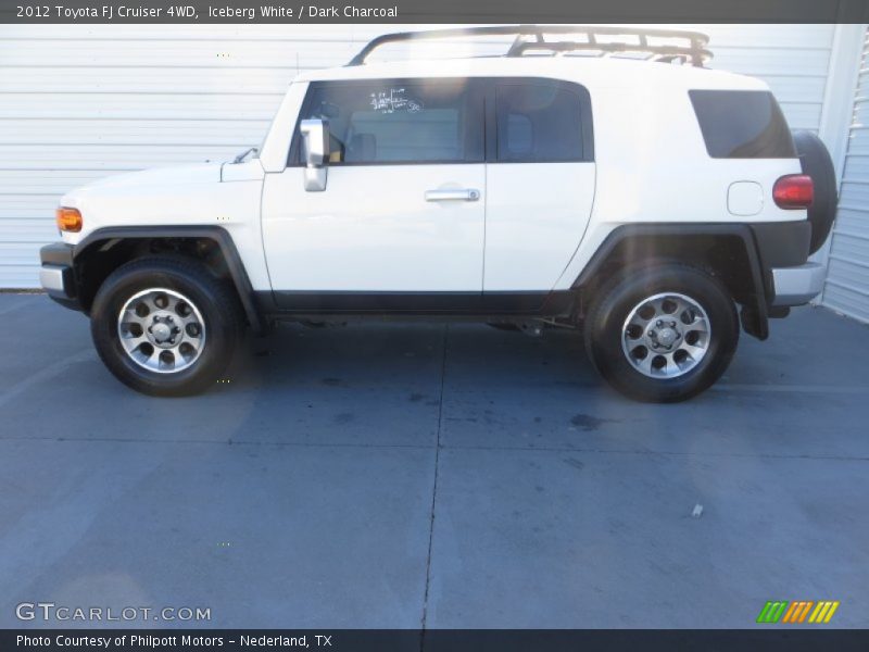 Iceberg White / Dark Charcoal 2012 Toyota FJ Cruiser 4WD