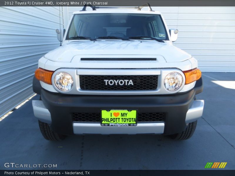 Iceberg White / Dark Charcoal 2012 Toyota FJ Cruiser 4WD