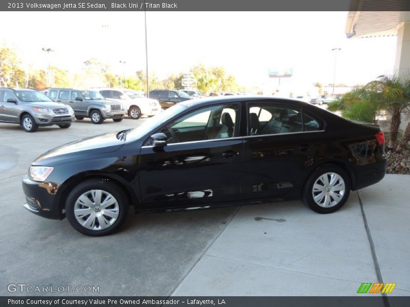 Black Uni / Titan Black 2013 Volkswagen Jetta SE Sedan