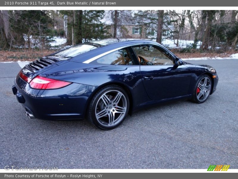 Dark Blue Metallic / Natural Brown 2010 Porsche 911 Targa 4S