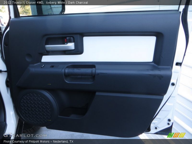 Iceberg White / Dark Charcoal 2012 Toyota FJ Cruiser 4WD