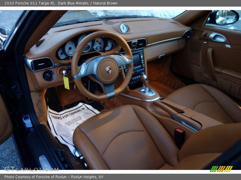 Natural Brown Interior - 2010 911 Targa 4S 