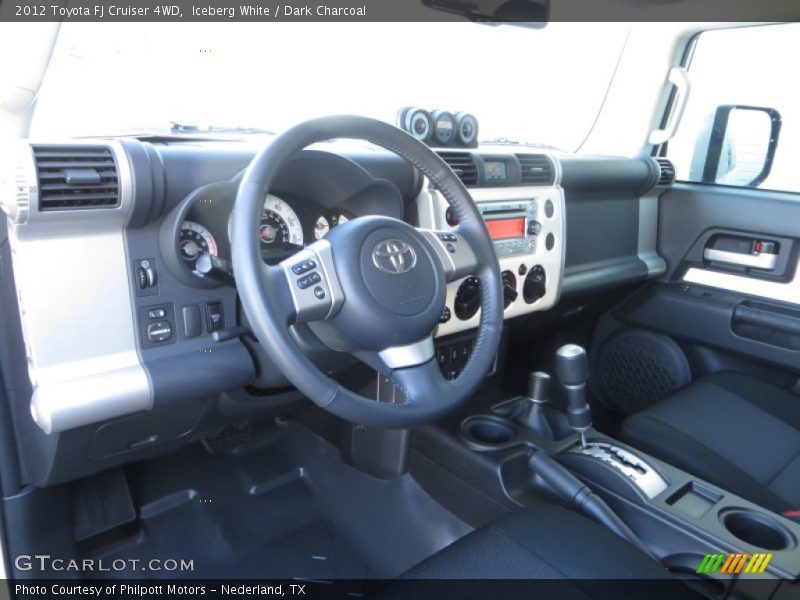 Iceberg White / Dark Charcoal 2012 Toyota FJ Cruiser 4WD