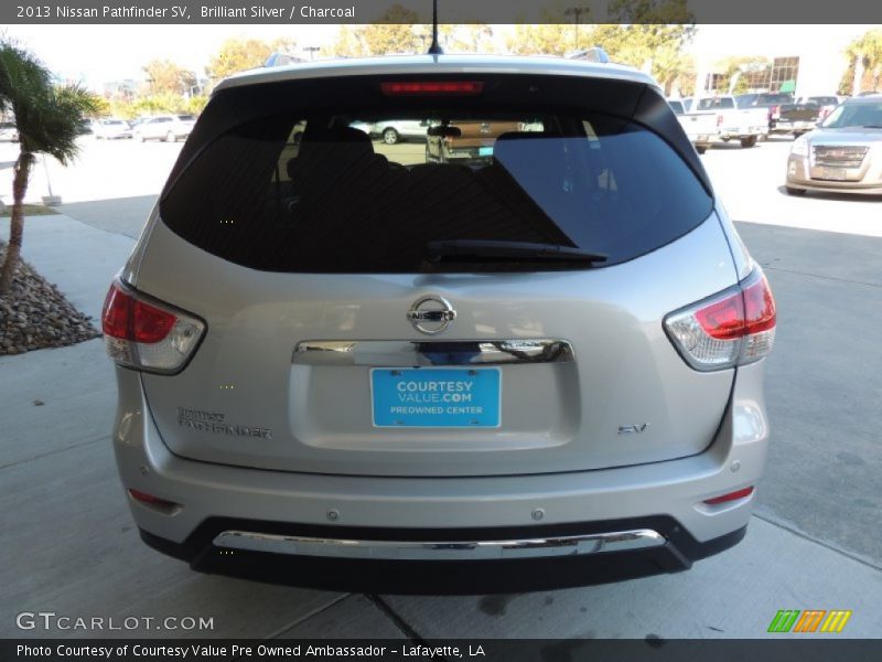 Brilliant Silver / Charcoal 2013 Nissan Pathfinder SV