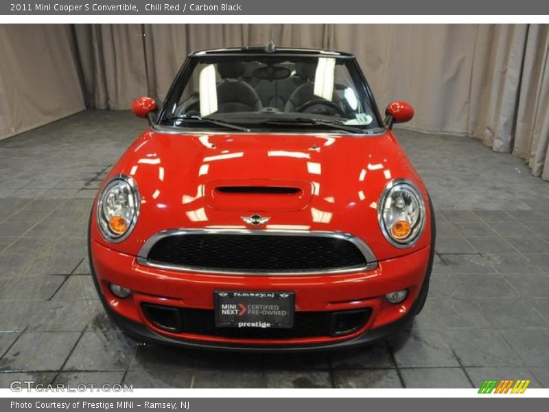 Chili Red / Carbon Black 2011 Mini Cooper S Convertible