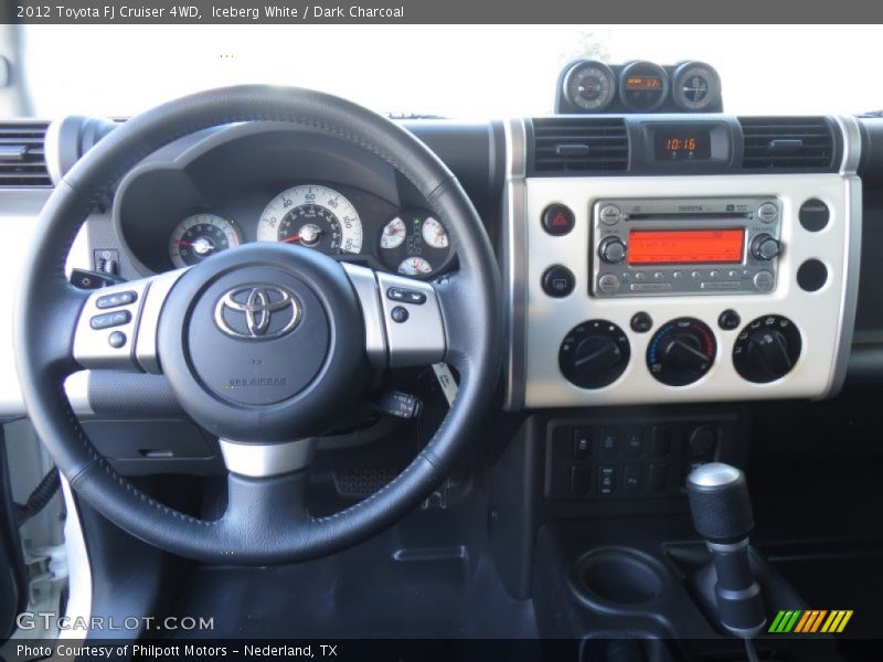 Iceberg White / Dark Charcoal 2012 Toyota FJ Cruiser 4WD