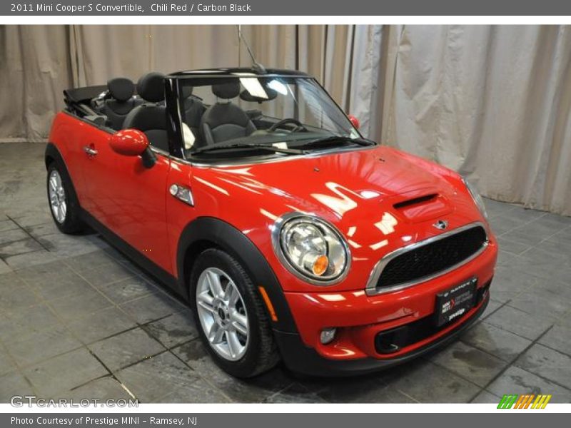 Chili Red / Carbon Black 2011 Mini Cooper S Convertible