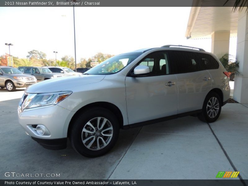 Brilliant Silver / Charcoal 2013 Nissan Pathfinder SV