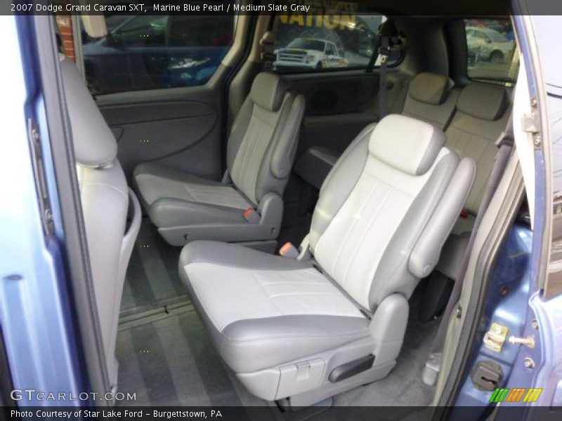 Marine Blue Pearl / Medium Slate Gray 2007 Dodge Grand Caravan SXT