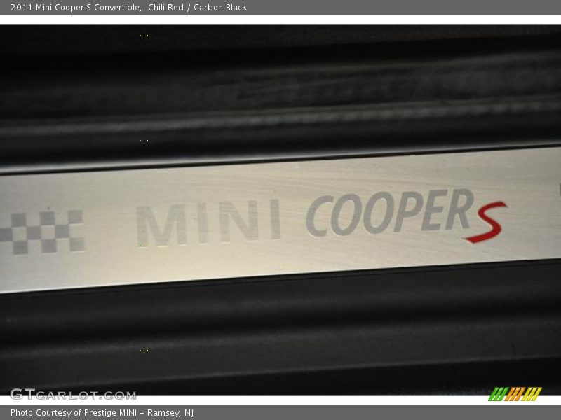 Chili Red / Carbon Black 2011 Mini Cooper S Convertible