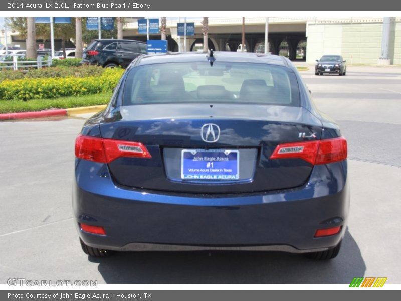 Fathom Blue Pearl / Ebony 2014 Acura ILX 2.0L
