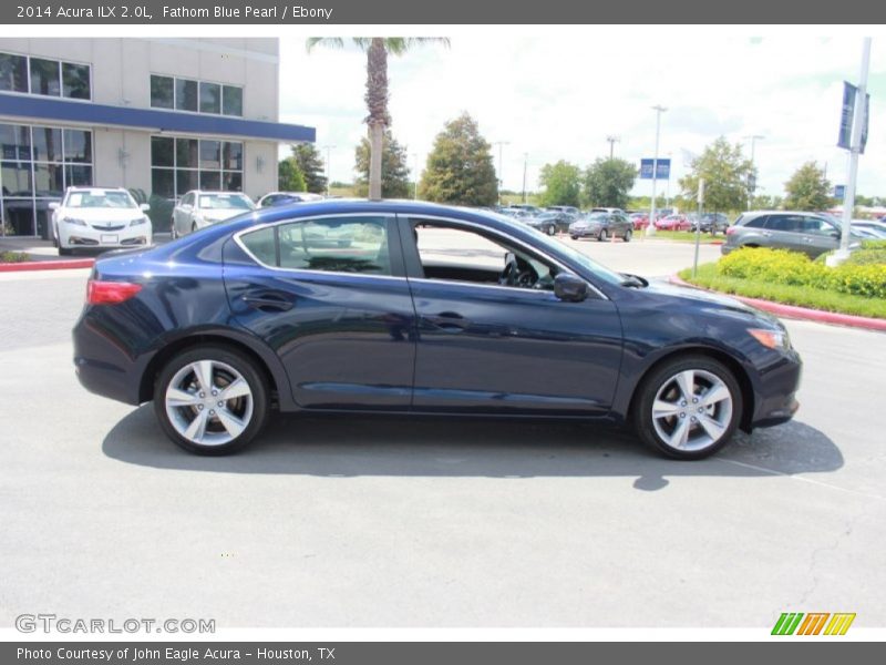 Fathom Blue Pearl / Ebony 2014 Acura ILX 2.0L