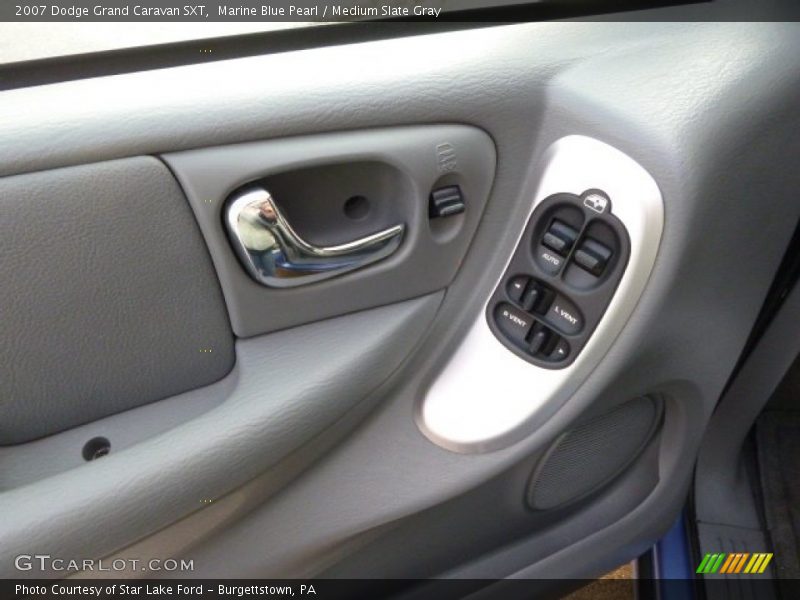 Marine Blue Pearl / Medium Slate Gray 2007 Dodge Grand Caravan SXT
