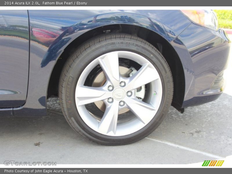 Fathom Blue Pearl / Ebony 2014 Acura ILX 2.0L