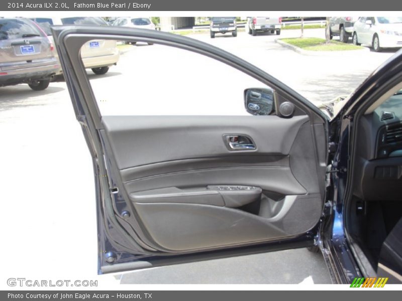 Fathom Blue Pearl / Ebony 2014 Acura ILX 2.0L