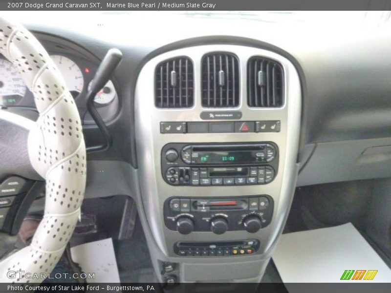 Marine Blue Pearl / Medium Slate Gray 2007 Dodge Grand Caravan SXT