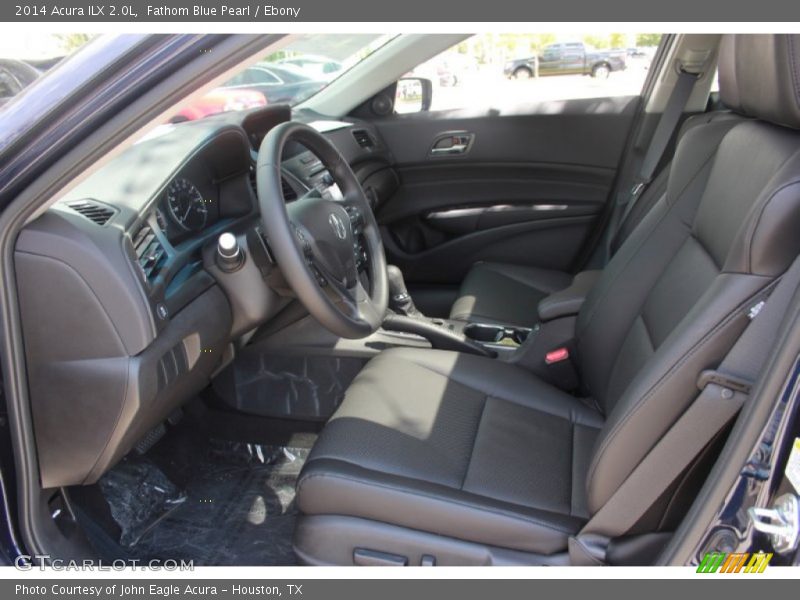 Fathom Blue Pearl / Ebony 2014 Acura ILX 2.0L