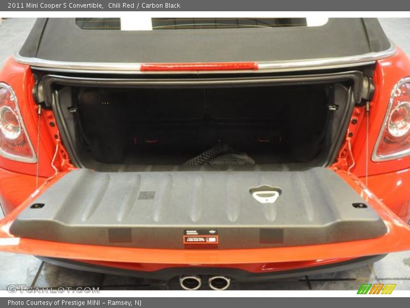 Chili Red / Carbon Black 2011 Mini Cooper S Convertible