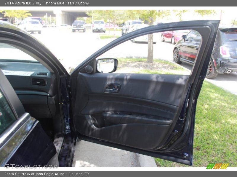 Fathom Blue Pearl / Ebony 2014 Acura ILX 2.0L