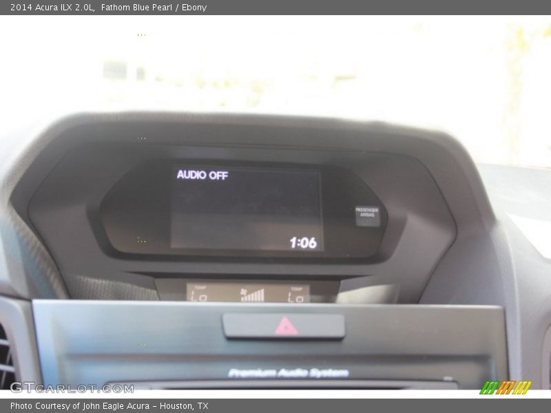 Fathom Blue Pearl / Ebony 2014 Acura ILX 2.0L