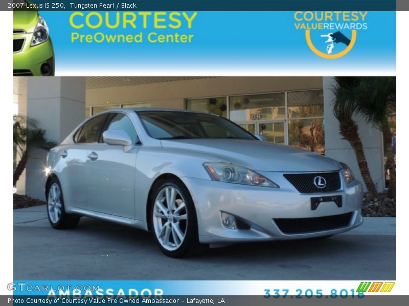 Tungsten Pearl / Black 2007 Lexus IS 250