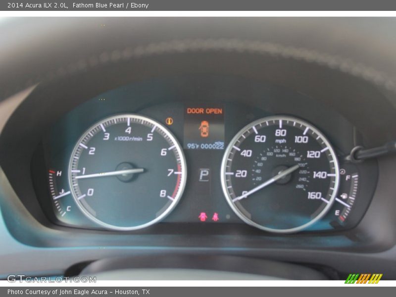 Fathom Blue Pearl / Ebony 2014 Acura ILX 2.0L