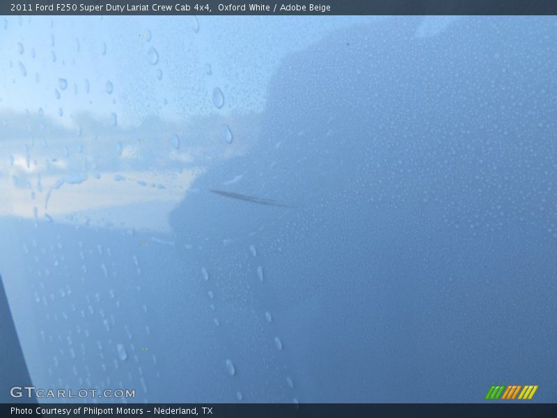 Oxford White / Adobe Beige 2011 Ford F250 Super Duty Lariat Crew Cab 4x4