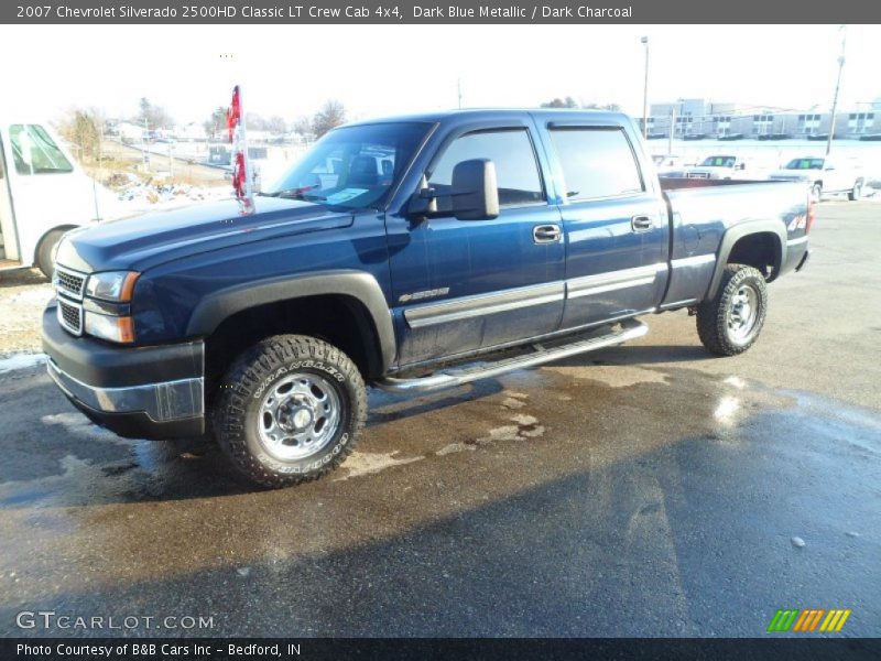 Dark Blue Metallic / Dark Charcoal 2007 Chevrolet Silverado 2500HD Classic LT Crew Cab 4x4