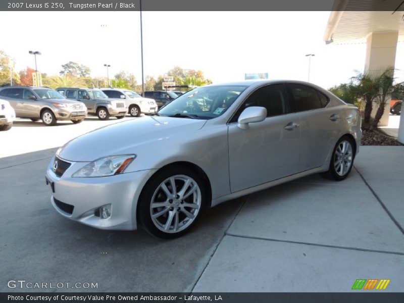 Tungsten Pearl / Black 2007 Lexus IS 250