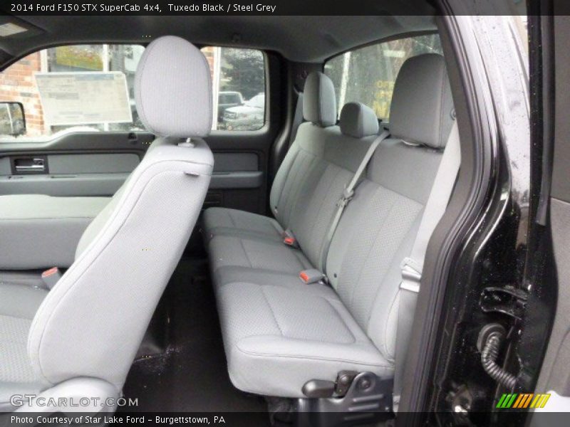 Rear Seat of 2014 F150 STX SuperCab 4x4