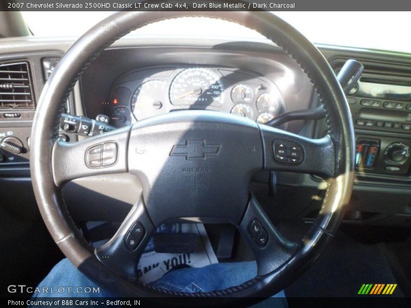 Dark Blue Metallic / Dark Charcoal 2007 Chevrolet Silverado 2500HD Classic LT Crew Cab 4x4