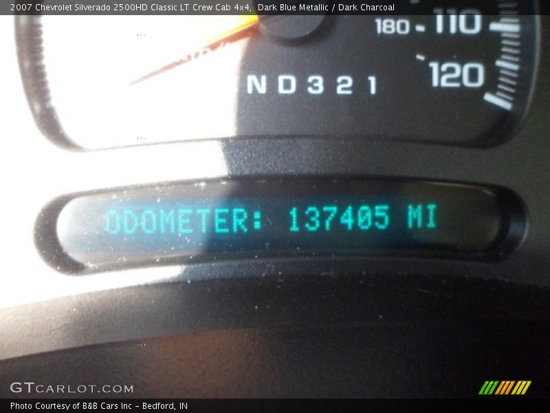 Dark Blue Metallic / Dark Charcoal 2007 Chevrolet Silverado 2500HD Classic LT Crew Cab 4x4