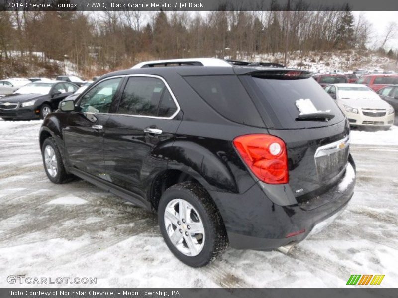 Black Granite Metallic / Jet Black 2014 Chevrolet Equinox LTZ AWD
