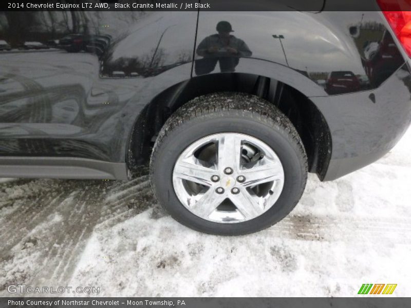 Black Granite Metallic / Jet Black 2014 Chevrolet Equinox LTZ AWD