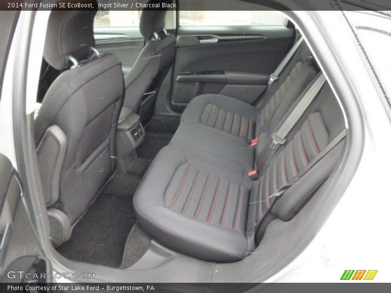 Ingot Silver / Charcoal Black 2014 Ford Fusion SE EcoBoost