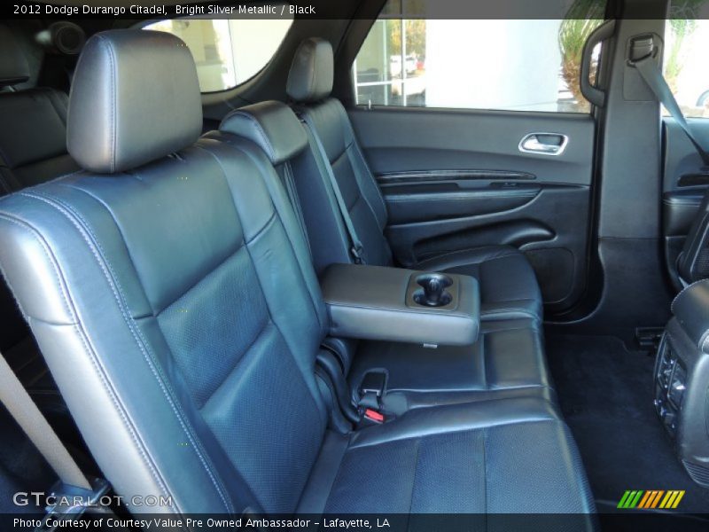Bright Silver Metallic / Black 2012 Dodge Durango Citadel