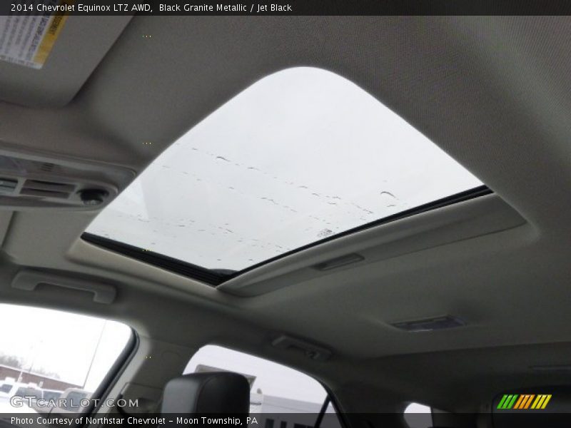Black Granite Metallic / Jet Black 2014 Chevrolet Equinox LTZ AWD
